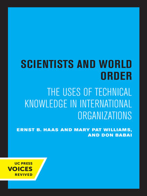 cover image of Scientists and World Order